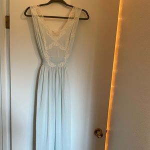 Light blue vintage slip dress